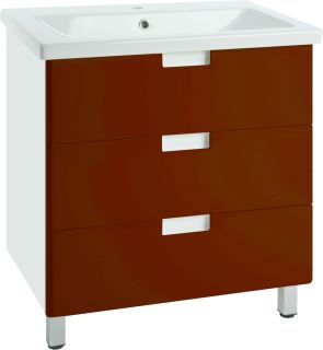 Тумба под раковину Bellezza Пегас 90см красный 00000007794